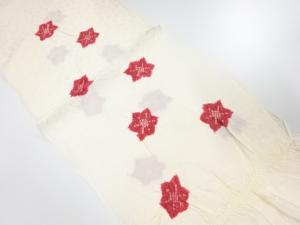 未使用品　正絹　絞り　帯揚げ